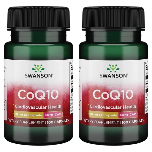 [BRSWGFD3B4PG2CIV] Swanson Coq10 - Mini Cap 10 mg 100 Caps (2 Pack)