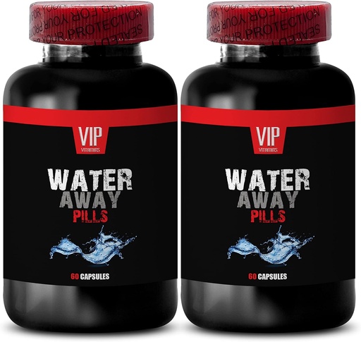 [BRSWECQKOECW2CDP] Bloating Relief and Belly Reduction - Water Away Diuretic Pills - Natural Detox Pills - Water Pills for Swollen Legs and feet - Natural diuretics for Water Retention - Diuretic Pills - 2B 120Capsules