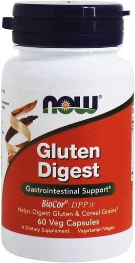[BRSWIEIDA57B6HA5] Now Foods - Gluten Digest Gastro-Intestinal Support - 60 Vegetarian Capsules