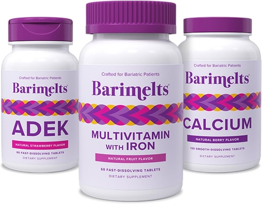 [BRSRMBAQAVYGA33K] BariMelts Path to Bariatric Success Pack - Multivitamin with Iron, Calcium Citrate, and ADEK