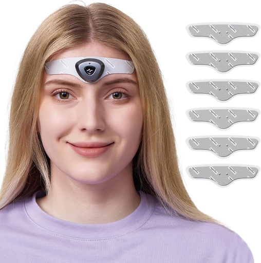 [BRSRAFQDAB7QGADP] HeadaTerm-2 Migraine Relief Device e-TNS Technology Rechargeable Head Cap Treatment for migraine and Headache, Drug-Free, Clinically Proven, Fast-Acting, No Side Effects (1* HeadaTerm 2 +6*Electrodes)