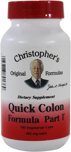 [BRSWIFIRA4ORKADG] Dr. Christopher's Quick Colon Part 1 - 475 mg - 100 Vegetarian Capsules
