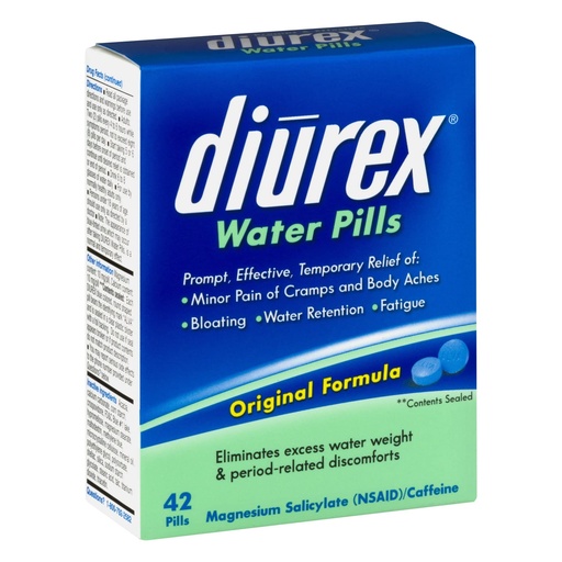 [BRSWKGIIC4PAIELK] Diurex Water Pills Original Formula - 42 Pills