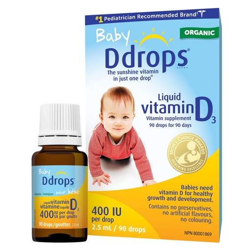 [BRSWIEIGCEDRYET2] D Drops Baby Liquid Vitamin D (90 Drops)