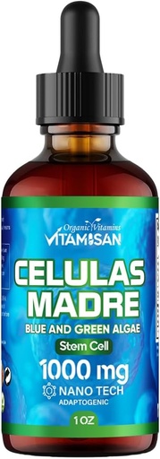 [BRSRAZQRPMHWE3D2] Celulas Madres Stem Cell Support, Plant-Based, Adaptogen Blend,Cordyceps, Rhodiola Rosea, Afa, Astragalus, B Complex, Reishi, Ganoderma, Blue-Green Algae, Spirulina, 1000mg Natural 13 Key Ingredients.
