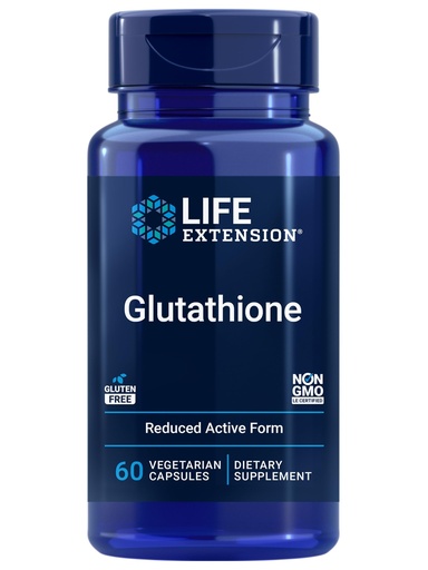 [BRSROA37PIFQYFD4] Life Extension Glutathione 500 mg – Glutathione Capsules, Antioxidant Supplement, Oxidative Stress, Active Reduced Form – Gluten-Free, Non-GMO, Vegetarian – 60 Capsules
