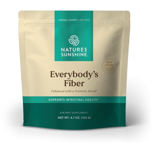 [BRSWIYQZBEFBS2I7] Natures Sunshine Everybody's Fiber, 4.6 oz. | Promotes Bowel Regularity, Waste Removal, and Digestive Health with Herbal Ingredients