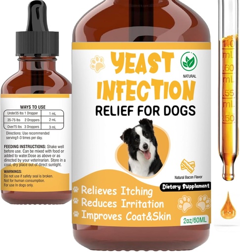 [BRSREH36O5YRQC3B] Köpekler için Doğal Yeast Enfeksiyon Tedavisi, Sağlıklı Itch Relief,Inflammation Relief,Allergy Relief & More,Dog Ear Enfeksiyon Tedavisi, Köpekler için Itch Relief,Ear Enfeksiyon Tedavisi