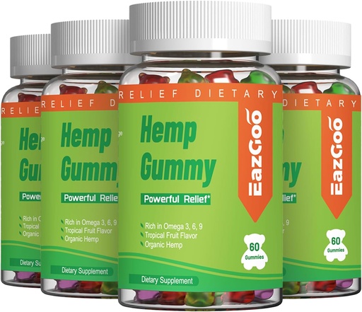 [BRSROAQ2OEHBQ3LG] Natural Hemp Gummies 2,000,000 XXL Extra Strength - Natural Edibles Fruity Gummy with Organic Hemp Oil- Vegan, Low Sugar, Non-GMO - 240 Counts