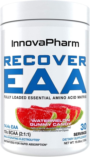 [BRSWYZQQCQFWCDLH] InnovaPharm obnoviť EAA Powder Watermelon Gummy Candy 19.5 Ounces