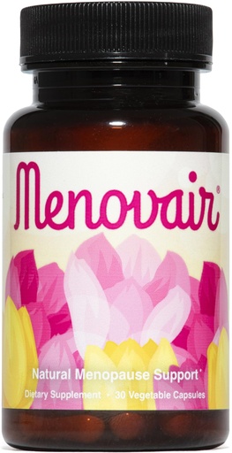 [BRSWYBICCEMGOGQZ] Menovair Natural Menopause Support Supplement for Women, Vegan, Gluten-Free | Helps Ease Hot Flashes, Night Sweats, and Mood Swings While Promoting Restful, Uninterrupted Sleep, 30-Day Supply