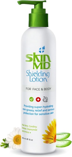 [BRSWGZYPDJYQ22DB] Skin MD Shielding Lotion - Kompüter-based maddələr ilə Fast-Absorbing Moisturizer, Ekzema & Psoriasis Yardım - 16oz Seramik