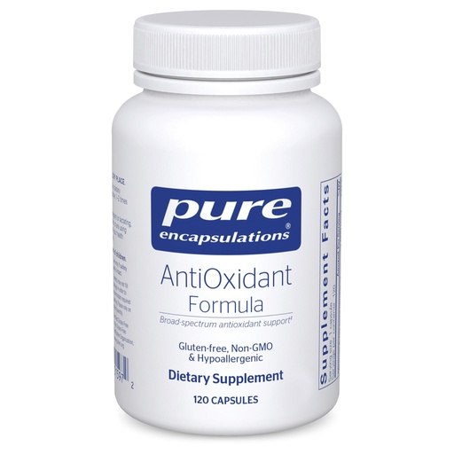 [BRSWIAACA4AGM3LK] Pure Encapsulations AntiOxidant Formula | Broad Spectrum Antioxidant Support* | 120 Capsules