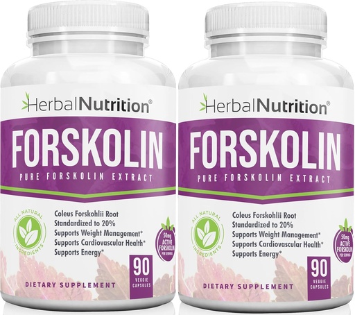 [BRSWYAT2CV7BGG3G] Forskolin pisua galtzeko, 250mg-500mg Max Indarra Forskolin Two Pack 90 Count Bottles, 20% Pure Forskolin, Dieta Ideala eta Kirolarien Formula!