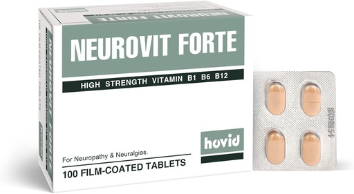 [BRSWKFTRCEIRQC3Y] HOVID Neurovit Forte 100 Comprimidos