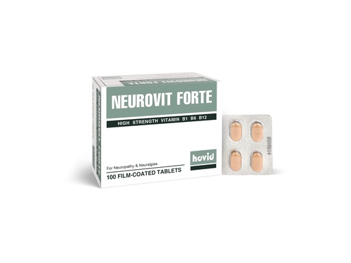 [BRSWKFTRCEIRQC3Y] HOVID Neurovit Forte 100 Tablets