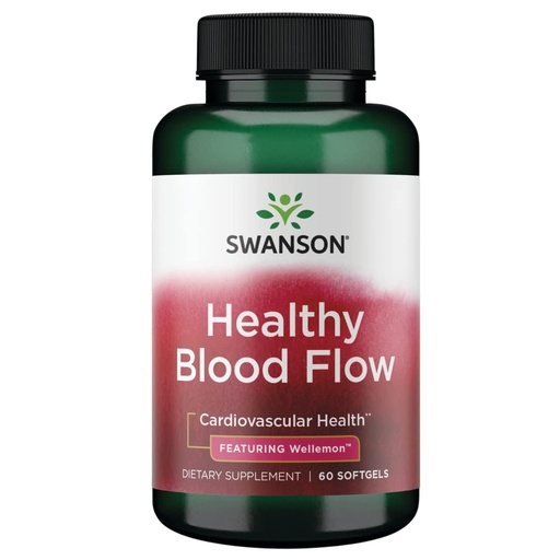[BRSRMZIRCAAQMD3H] Swanson Healthy Blood Flow 60 SGELS