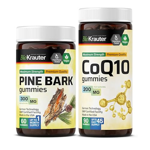 [BRSRAGA3BMIRSCT4] Pine Bark 60 Gummies & CoQ10 90 Gummies.
