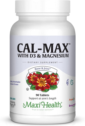 [BRSWIYAKCUOQYGQ3] Calcium 1000 mg with Vitamin D3 (400 IU) and Magnesium (750 mg) - Dietary Supplement for Bone, Teeth, Joint Support - for Men and Women - 90 Tablets