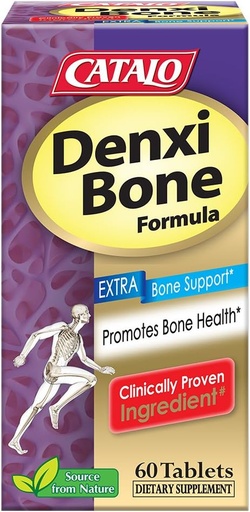 [BRSWG2YHORYBY2Q3] CATALO DenxiBone™ Formula - Algae Calcium from Iceland, Marine Magnesium, Zinc Amino Acid Chelate, and Vitamin D3-60 Tablets