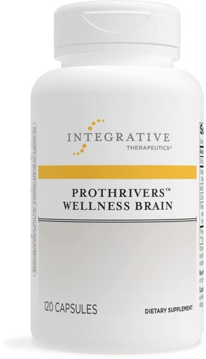[BRSWIBYTAYEGKHQZ] Integrative Therapeutics ProThrivers Wellness Brain - Brain Health Support Supplement for Adult* - Includes Lion’s Mane Mushroom - Vegan, Gluten-Free & Dairy-Free - 120 Capsules (60 Servings)