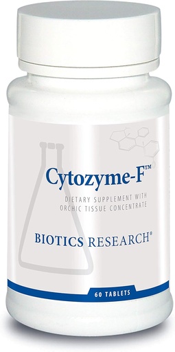 [BRSWGGQHAEPROC36] Biotics Research Cytozyme F Female Support Formula, Supports Endocrine Function, Glandular Health, Women’s Health, Potent Antioxidant Activity, SOD, Catalase. 60 Tablets