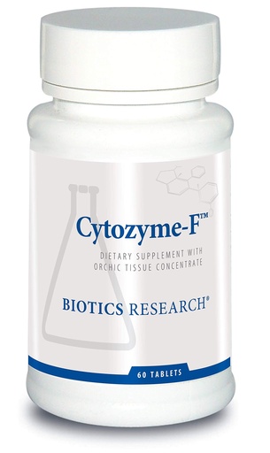 [BRSWGGQHAEPROC36] Biotics Research Cytozyme F Female Support Formula, Supports Endocrine Function, Glandular Health, Women’s Health, Potent Antioxidant Activity, SOD, Catalase. 60 Tablets