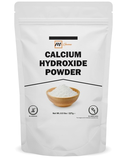 [BRSROHQBPN7BAHQ7] 100% Natural Calcium Hydroxide Powder for Food & Cosmetics 227 GMS / 0.5 LBS