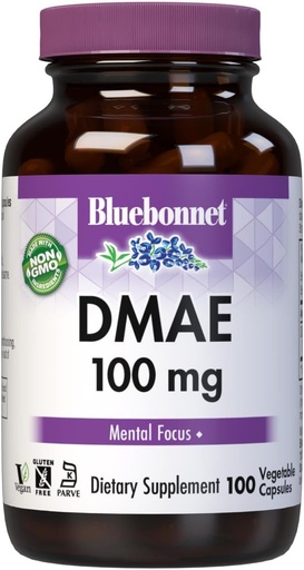[BRSWIYQTPJ7QY2TU] BlueBonnet DMAE suplementari, 100 comte