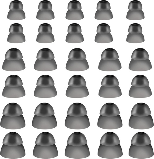 [BRSRMAAFPN5RQAAY] 30 Pcs Silicone pomoc sluchu Domes pomoc sluchu Ušní Domes Pomoc sluchu Domes Ušní Tipy pro resound určitě fit styl RIC RITE a Open Fit BTE zesilovač sluchu (velký, střední, malý)