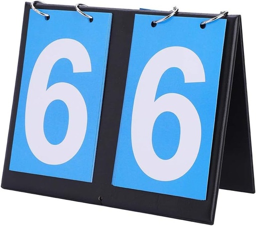 [BRSWGAT6CMHAICI6] Portable Table Keeper, Easy Flip Indoor/Outdoor Score Counter Scoring System for Table Tennis Basketball Soccer Football Baseball and More(2 Digit)