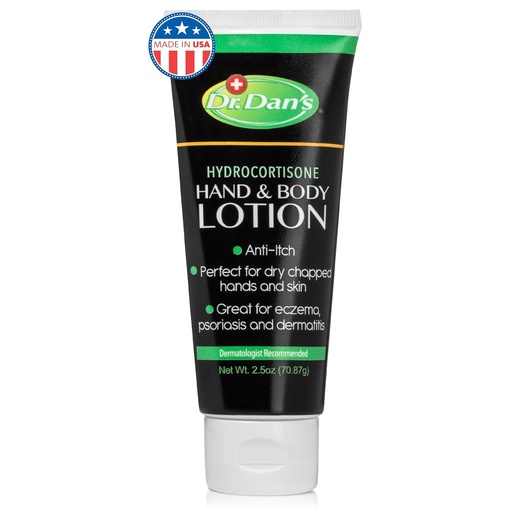[BRSWIGQ2BYMBCYDC] Dr. Dan's Hydrocortisone Hand and Body Lotion - Anti Itch Lotion for Men and Women - 1 Pack