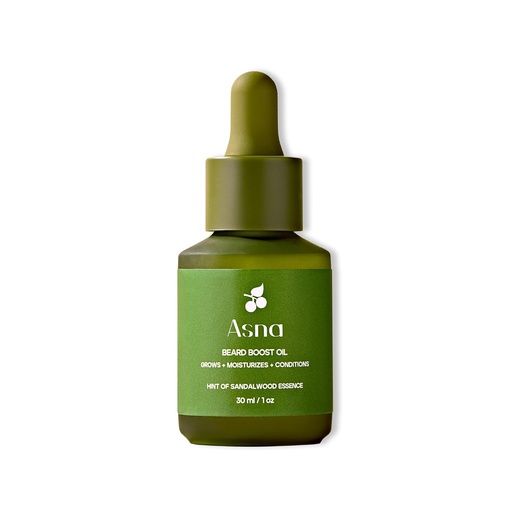 [BRSROFI6DEORQET2] Asna Beard Boost Oil - Cold-Pressed, All Hair Types, Stimulates Growth, Nourishing & Moisturizing, Ayurvedic with Vitamin C & Antioxidants for Softer, Fuller Beard