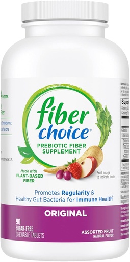 [BRSWIEYHB56GKGTE] Fiber Choice Assorted Fruit 90 Tablets (Pack of 1) | Discontinued by The Manufacturer