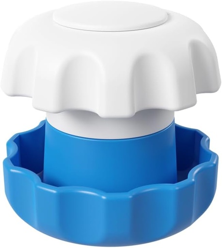 [BRSRMYLQCMNAOCI2] EZY DOSE Pill Crusher, Vitaminas, Tablets Crusher e Grinder, desesperadamente Crushes medicamentos en po fino, Características de comparación de almacenamento, Durable, Deseño fácil de usar, Azul, Grande, BPA libre
