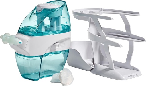 [BRSWKZLROQCWCFDC] Navage Essentials Bundle - Nasal Irrigation System - Saline Nasal Rinse Kit with 1 Navage Nose Cleaner, 30 Salt Pods and 1 Countertop Caddy