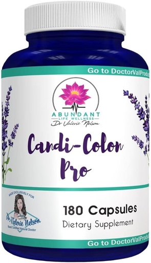 [BRSWYHQECN7WK332] Candida Support - Aids Digestion, Darmfragen - 180 Kapseln - von Dr. Valerie Nelson