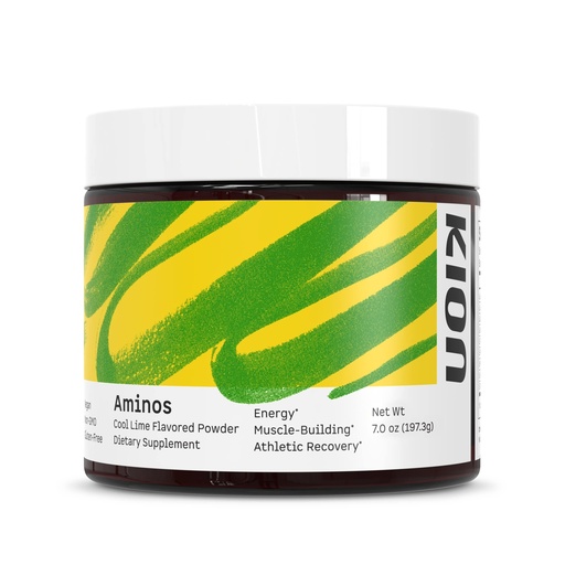 [BRSWG2Q3CR6R62DP] Kion Aminos Essential Amino Acids Supplement - Amino Acid Powder, Amino Energy Powder, Essential Energy Without Caffeine, Essential Amino Acids, BCAA EAA - 30 Servings, Cool Lime