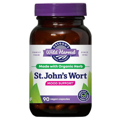 [BRSWIYT7DEPACAIZ] Oregon's Wild Harvest St John's Wort Supplement, 90 Count