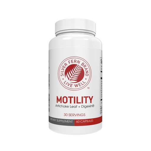 [BRSRAEI6A54AIDTU] Silver Fern Brand Motility- Non-Laxative Constipation and Slow Motility Boost - 60 Capsules, 30 Day Supply - Contains Artichoke Leaf, Tender Okra Pods, & Winter Cherry