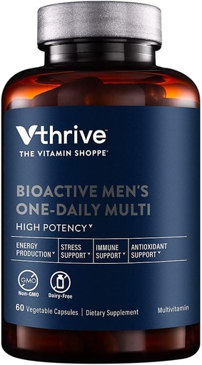 [BRSWYYY6CF4B63L3] Vthrive Bioactive Men's Multivitamin - One-Daily Multi (60 Vegetable Capsules)