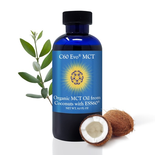 [BRSWYYYRBN7BMEQ6] MCT Oil from Coconuts with C60 ESS60, Immune Support, Sleep Aid Rich in Antioxidants, Flexibility and Joint Support Supplement, Promotes MCT Wellness for Energy Boost, 8 oz
