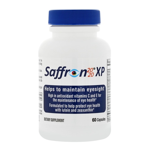 [BRSROBA2AUNGCHQ7] Saffron 2020-XP Supplement with Saffron, Resveratrol, Vitamins and Minerals, Zeaxanthin and Lutein -60 Vegetarian Capsules
