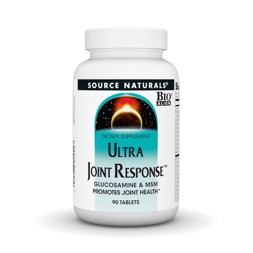 [BRSWIYQMCJ4QAHA7] Source Naturals Ultra Joint Response, Bio-Align, Glucosamine and MSM, Promotes Joint Health* - 90 Tablets