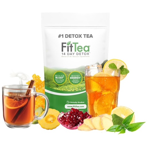 [BRSWKEL4OV6GC23U] FitTea Originaalne 14 päeva Detox tee kaalulangus ja kõht rasva - Detox Puhasta kaalulangus tee naistele ja meestele - kliiniliselt testitud Slim Tee Detox jook