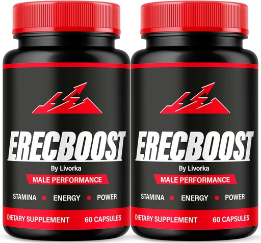 [BRSRAGL6DMIR4CIV] (2 Pack) Erecboost Capsules for Men, Erecboost Original, Erecboost for Men, ErecBooster, Erecboost En Capsulas, ErecaBoost Pills, Erecboost Pastillas, Erecboost Natural Advanced Formula, 120 Capsules