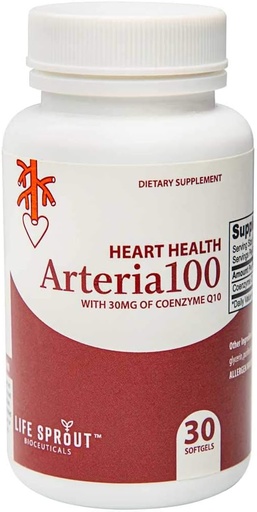 [BRSWGEALCENROFDX] Arteria 100 with CoQ10 for Overall Heart Health, Cholesterol and Circulatory Regulation