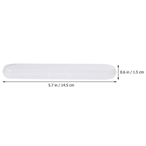 [BRSROZQHDFYAACQ2] 2pcs Thermometer Case Plastic Digital Thermometer Storage Box Containers Needle Storage Box Pencil Case for Home Office Travel