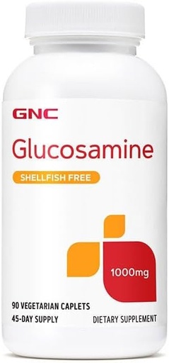 [BRSWKFQMDEBAYFTG] GNC Glucosamine 1000mg Suplemento, apoya la función conjunta saludable, promueve la flexibilidad conjunta, 45 servicios
