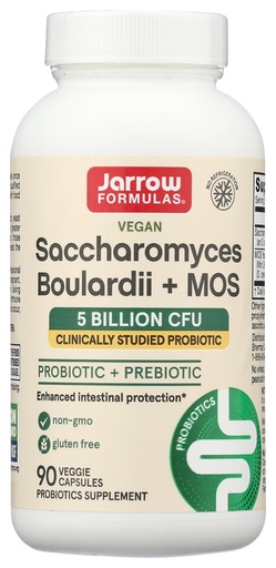 [BRSWIHL5CMOBOA3Y] Jarrow Formulas Saccharomyces Boulardii Plus MOS 90 Count, 90 CT